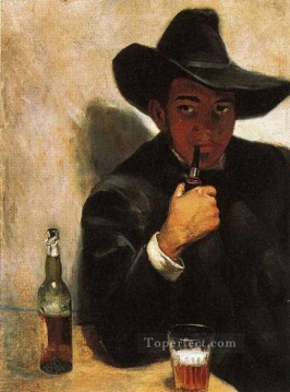 ディエゴ・リベラ Painting - 自画像 1907 ディエゴ・リベラ